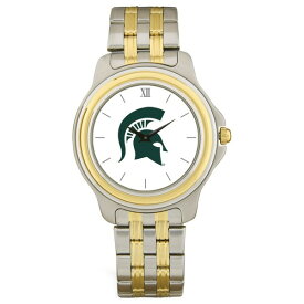 ジャーディン メンズ 腕時計 アクセサリー Michigan State Spartans Unisex TwoTone Team Logo Wristwatch Silver/Gold