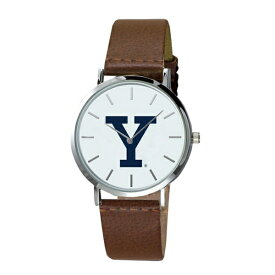 ジャーディン メンズ 腕時計 アクセサリー Yale Bulldogs Plexus Leather Watch Brown