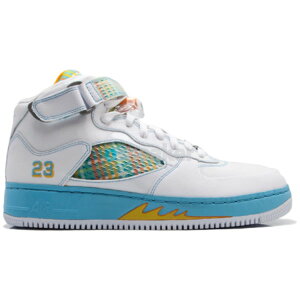 Jordan �W���[�_�� �����Y �X�j�[�J�[ �yJordan Force White Orange Peel 5�z �T�C�Y US_10(28.0cm) White/Orange-Blue Chill-Varsity Maize