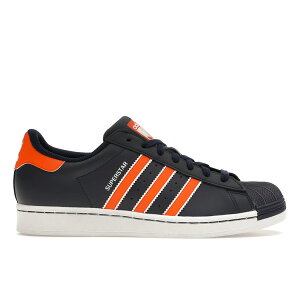 adidas AfB_X Y Xj[J[ yadidas Superstar Night Indigo Orange Cloud Whitez TCY US_12(30.0cm) Night Indigo/Orange/Cloud White
