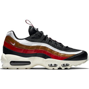 Nike �i�C�L �����Y �X�j�[�J�[ �yNike Air Max 95 Pull Tab Black Brown�z �T�C�Y US_M_13 Black/Sail-Ale Brown-Gym Red