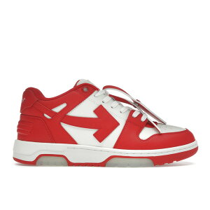 OFF-WHITE ItzCg Y Xj[J[ yOFF-WHITE Out Of Office OOO Low Tops Red Whitez TCY US_7(25.0cm) Red/White