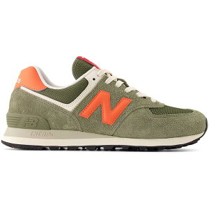 New Balance �j���[�o�����X �����Y �X�j�[�J�[ �yNew Balance 574 Dark Olivine Flare�z �T�C�Y US_9.5(27.5cm) Dark Olivine/Flare