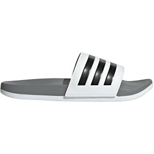 adidas AfB_X Y Xj[J[ yadidas Adilette Comfort Slides Cloud White Core Black Grey Threez TCY US_7(25.0cm) Cloud White/Core Black/Grey Three