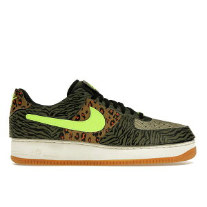 Nike �i�C�L �����Y �X�j�[�J�[ �yNike Air Force 1/1 Animal Print�z �T�C�Y US_12.5(30.5cm) Medium Olive/Volt-Rattan-Black