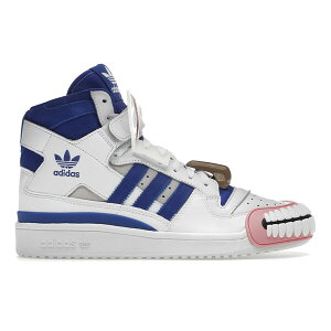 adidas AfB_X Y Xj[J[ yadidas Forum High Kerwin Frost Humanarchivesz TCY US_12(30.0cm) White/Blue/Grey