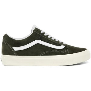 Vans �o���Y �����Y �X�j�[�J�[ �yVans Old Skool Pig Suede Grape Leaf Green�z �T�C�Y US_8.5(26.5cm) Grape Leaf/Snow White