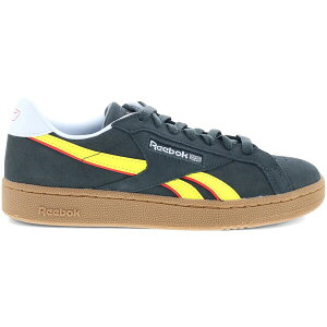 Reebok ���[�{�b�N �����Y �X�j�[�J�[ �yReebok Club C Grounds UK Black Electric Yellow Gum�z �T�C�Y US_8(26.0cm) Black/Electric Yellow/Gum