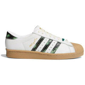 adidas AfB_X Y Xj[J[ yadidas Superstar 80 Metropolitan Snakeskinz TCY US_8.5(26.5cm) White/Green/Gold