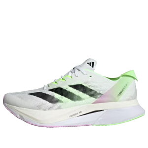 adidas �A�f�B�_�X �����Y �X�j�[�J�[ �yadidas Adizero Boston 12 'Cloud White Green Spark' IG3321�z �T�C�Y US_7(25.0cm)