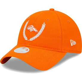ニューエラ レディース 帽子 アクセサリー Denver Broncos New Era Women's Leaves 9TWENTY Adjustable Hat Orange