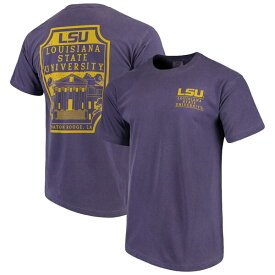 イメージワン メンズ Tシャツ トップス LSU Tigers Comfort Colors Campus Icon TShirt Purple