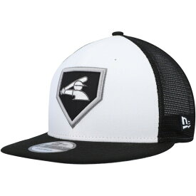 ニューエラ メンズ 帽子 アクセサリー Chicago White Sox New Era 2022 Clubhouse Trucker 9FIFTY Snapback Hat White/Black