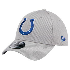 ニューエラ メンズ 帽子 アクセサリー Indianapolis Colts New Era Active 39THIRTY Flex Hat Gray