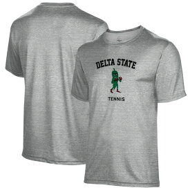 プロスフィア メンズ Tシャツ トップス Delta State Statesmen Tennis Name Drop TShirt Gray