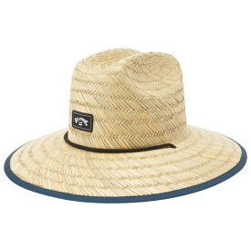 ビラボン メンズ 帽子 アクセサリー Billabong Stealth Tides Print Straw Lifeguard Hat Natural