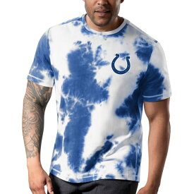 エムエスエックスバイミカエルストラハン メンズ Tシャツ トップス Indianapolis Colts MSX by Michael Strahan Freestyle TieDye TShirt Royal