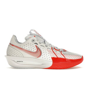 Nike �i�C�L �����Y �X�j�[�J�[ �yNike Air Zoom GT Cut 3 White Picante Red�z �T�C�Y US_M_4 Summit White/Black/Football Grey/Picante Red/Metallic Silver