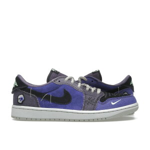 Jordan �W���[�_�� �����Y �X�j�[�J�[ �yJordan 1 Retro Low OG Zion Williamson Voodoo Alternate�z �T�C�Y US_12.5(30.5cm) Regency Purple/Vapor Green/Black/Dark Raisin/Daybreak/Light Silver