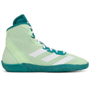 adidas �A�f�B�_�X �����Y �X�j�[�J�[ �yadidas Adizero Wrestling Semi Green Spark Purple Team�z �T�C�Y US_6(24.0cm) Semi Green Spark/Purple Team