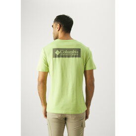 コロンビア メンズ バスケットボール スポーツ NORTH CASCADES￠ SHORT SLEEVE - Print T-shirt - napa green