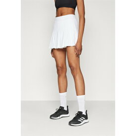 ダナ キャラン ニューヨーク レディース フィットネス スポーツ TECH PIQUE PLEATED SKORT - Shorts - white