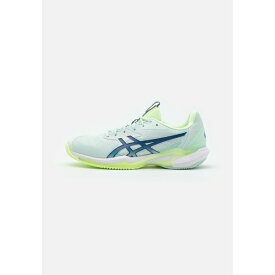 アシックス レディース フィットネス スポーツ SOLUTION SPEED FF 3 CLAY - Clay court tennis shoes - pale mint/blue expanse
