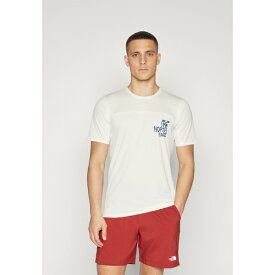 ノースフェイス メンズ バスケットボール スポーツ SUNRISER - Sports T-shirt - beige/blue