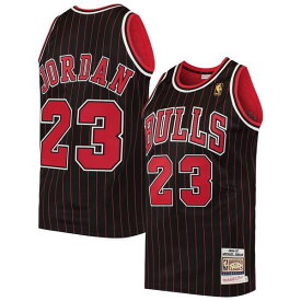 ミッチェル&ネス メンズ ユニフォーム トップス Michael Jordan Chicago Bulls Mitchell & Ness 1996/97 Hardwood Classics Authentic Jersey Black
