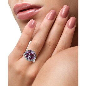 エフィー コレクション レディース リング アクセサリー EFFY&reg; Amethyst (1-5/8 ct. t.w.) & Rhodolite (3-5/8 ct. t.w.) Cluster Ring in Sterling Silver Amethyst