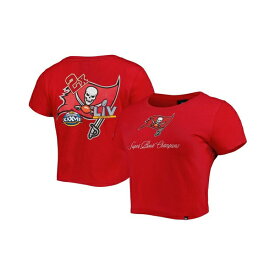 ニューエラ レディース Tシャツ トップス Women's Red Tampa Bay Buccaneers Historic Champs T-shirt Red