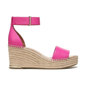 フランコサルト レディース サンダル シューズ Women's Clemens Espadrille Wedge Sandals Pink Leather