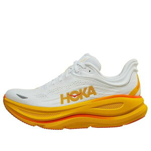 HOKA ONE ONE �z�J�I�l�I�l ���f�B�[�X �X�j�[�J�[ �y(WMNS) HOKA ONE ONE Bondi 9 'White Orange' 1162012-FNF�z �T�C�Y US_5.5(22.5cm)