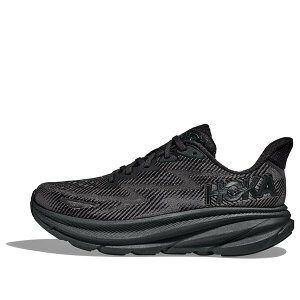 HOKA ONE ONE �z�J�I�l�I�l ���f�B�[�X �X�j�[�J�[ �y(WMNS) HOKA ONE ONE Clifton 9 Wide 'Black' 1132211-BBLC�z �T�C�Y US_7(24.0cm)
