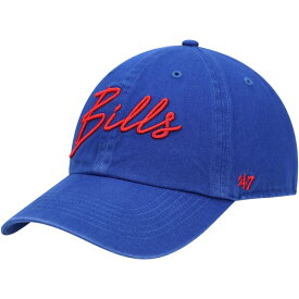 フォーティーセブン レディース 帽子 アクセサリー Buffalo Bills '47 Women's Vocal Clean Up Adjustable Hat Royal