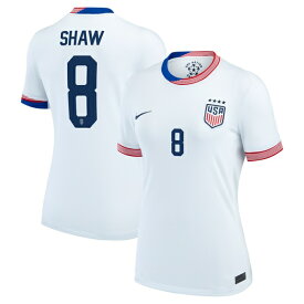 ナイキ レディース ユニフォーム トップス Jaedyn Shaw USWNT Nike Women's 2024 Home Replica Jersey White