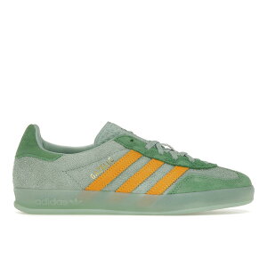 adidas AfB_X fB[X Xj[J[ yadidas Gazelle Indoor Hazy Green Crew Yellow (Women's)z TCY US_7(24.0cm) Hazy Green/Preloved Green/Crew Yellow