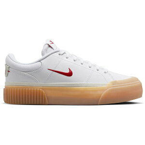 Nike iCL fB[X Xj[J[ yNike Court Legacy Lift White Gum Yellow Sail University Red (Women's)z TCY US_9(26.0cm) White/Gum Yellow/Sail/University Red