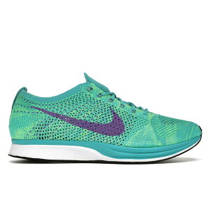 Nike �i�C�L �����Y �X�j�[�J�[ �yNike Flyknit Racer Sport Turquoise Hyper Grape�z �T�C�Y US_12(30.0cm) Sport Turquoise/Hyper Grape-Volt