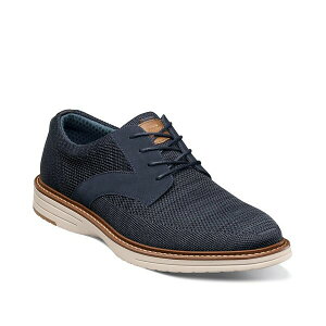 ノンブッシュ メンズ ドレスシューズ シューズ Griff Knit Plain Toe Oxford Blue
