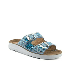 tNTX fB[X T_ V[Y Cytheria Wedge Sandal Blue