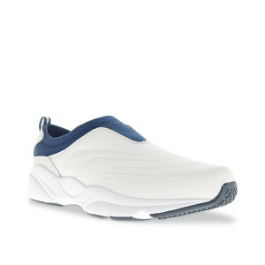 vybg Y Xb|E[t@[ V[Y Stability Work Slip-On White/Navy