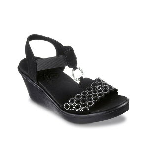 XPb`[Y fB[X T_ V[Y Rumble On Queen B2 Wedge Sandal Black