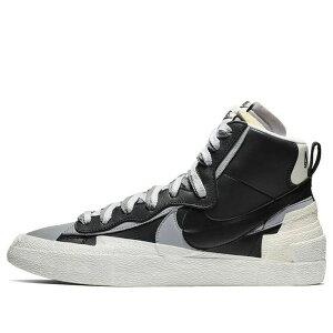 Nike �i�C�L �����Y �X�j�[�J�[ �yNike x sacai Blazer Mid 'Black Grey' BV0072-002�z �T�C�Y US_8(26.0cm)