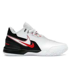 Nike �i�C�L �����Y �X�j�[�J�[ �yNike Zoom LeBron NXXT Gen AMPD First Game�z �T�C�Y US_6.5(24.5cm) White/Black/University Red/Metallic Silver