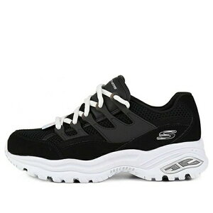 Skechers �X�P�b�`���[�Y ���f�B�[�X �X�j�[�J�[ �y(WMNS) Skechers D'Lites Low Top Sneakers Black 66666253-BLK�z �T�C�Y US_5(22.0cm)