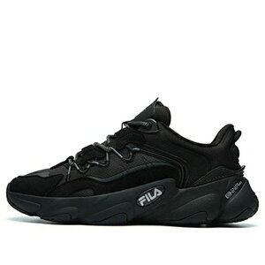 FILA �t�B�� ���f�B�[�X �X�j�[�J�[ �y(WMNS) FILA Classic Retro Casual Athletic Shoes F12W141105FBK�z �T�C�Y US_6.5(23.5cm)