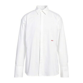 【送料無料】 フォートゥーフォー メンズ シャツ トップス Shirts White