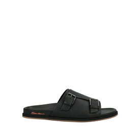 【送料無料】 サントーニ メンズ サンダル シューズ Sandals Black