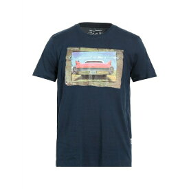 【送料無料】 エフク プロジェクト メンズ Tシャツ トップス T-shirts Navy blue